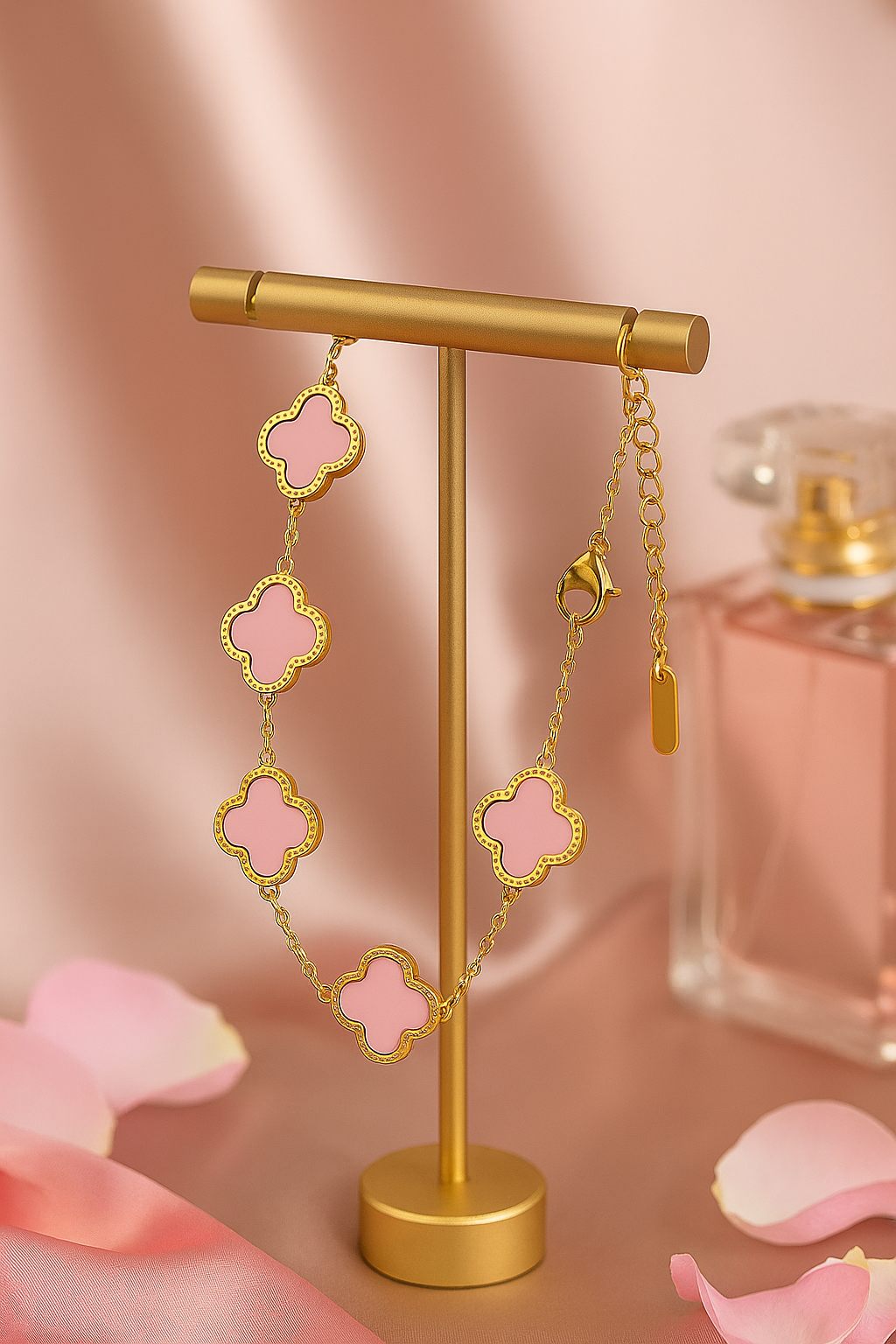 Maison Clover Bracelet  - Pink