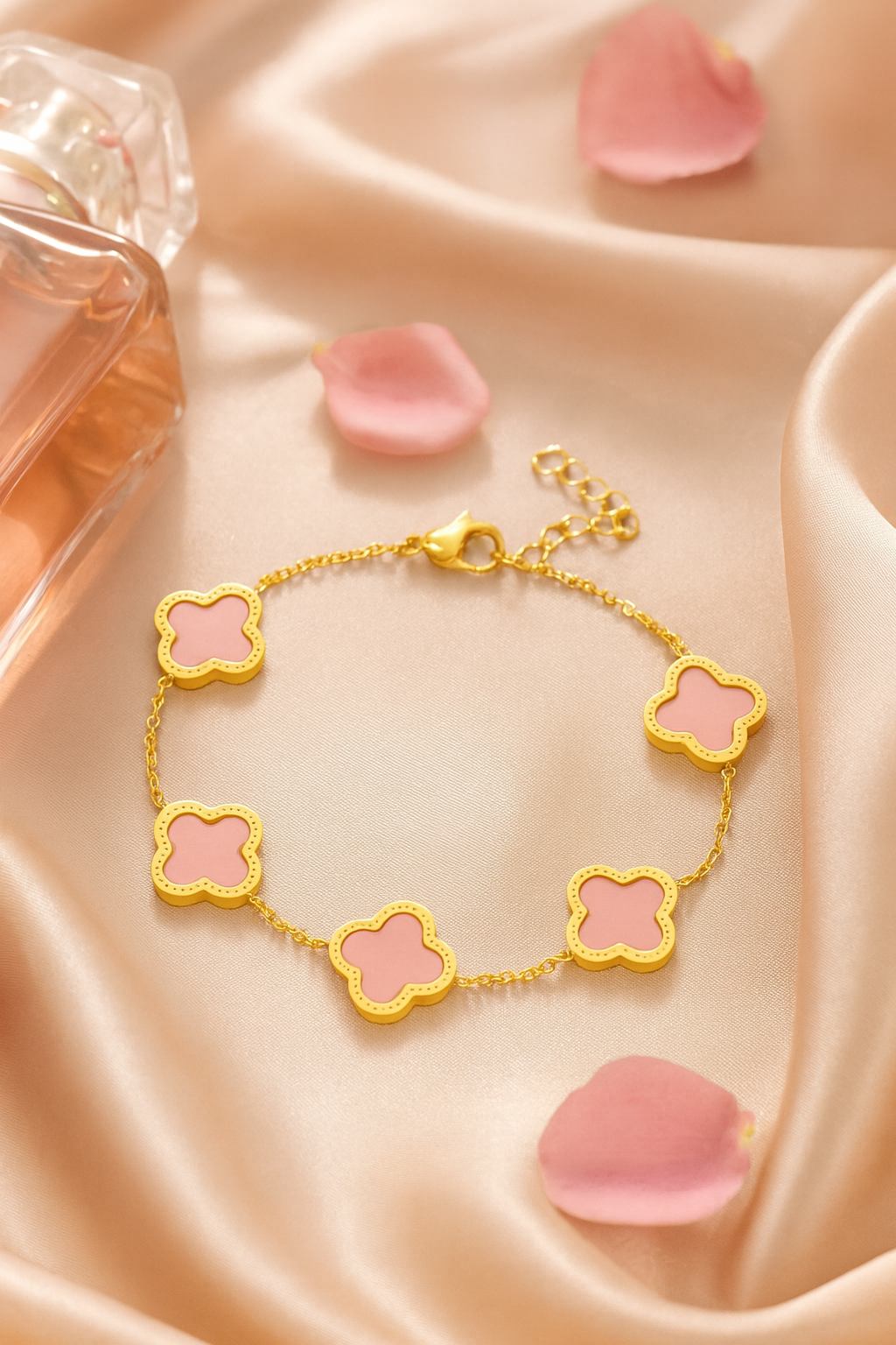 Maison Clover Bracelet  - Pink