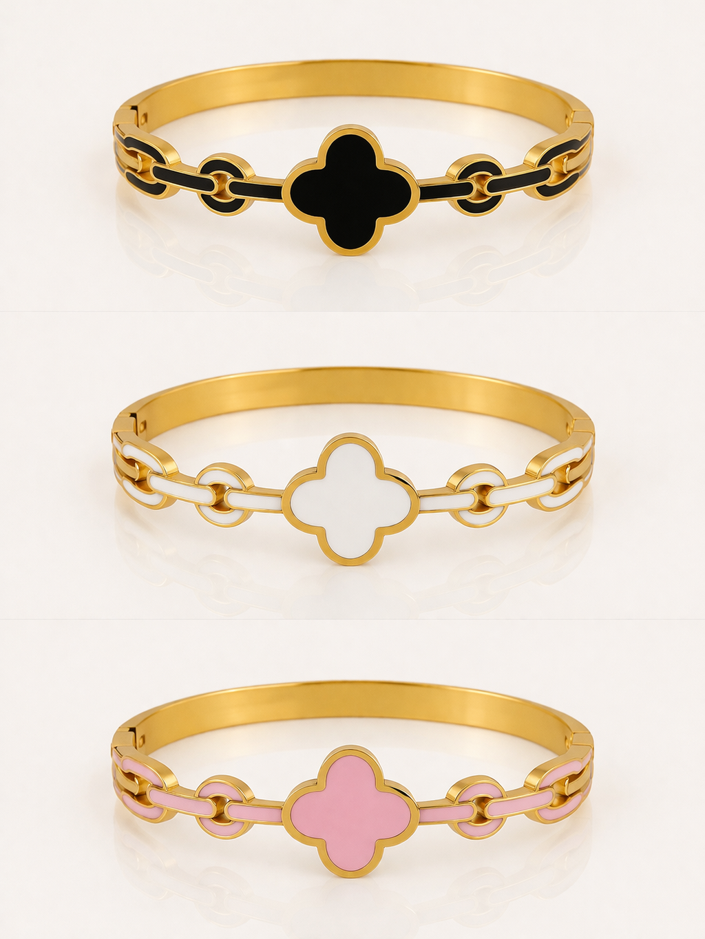 Clover Link Bangle