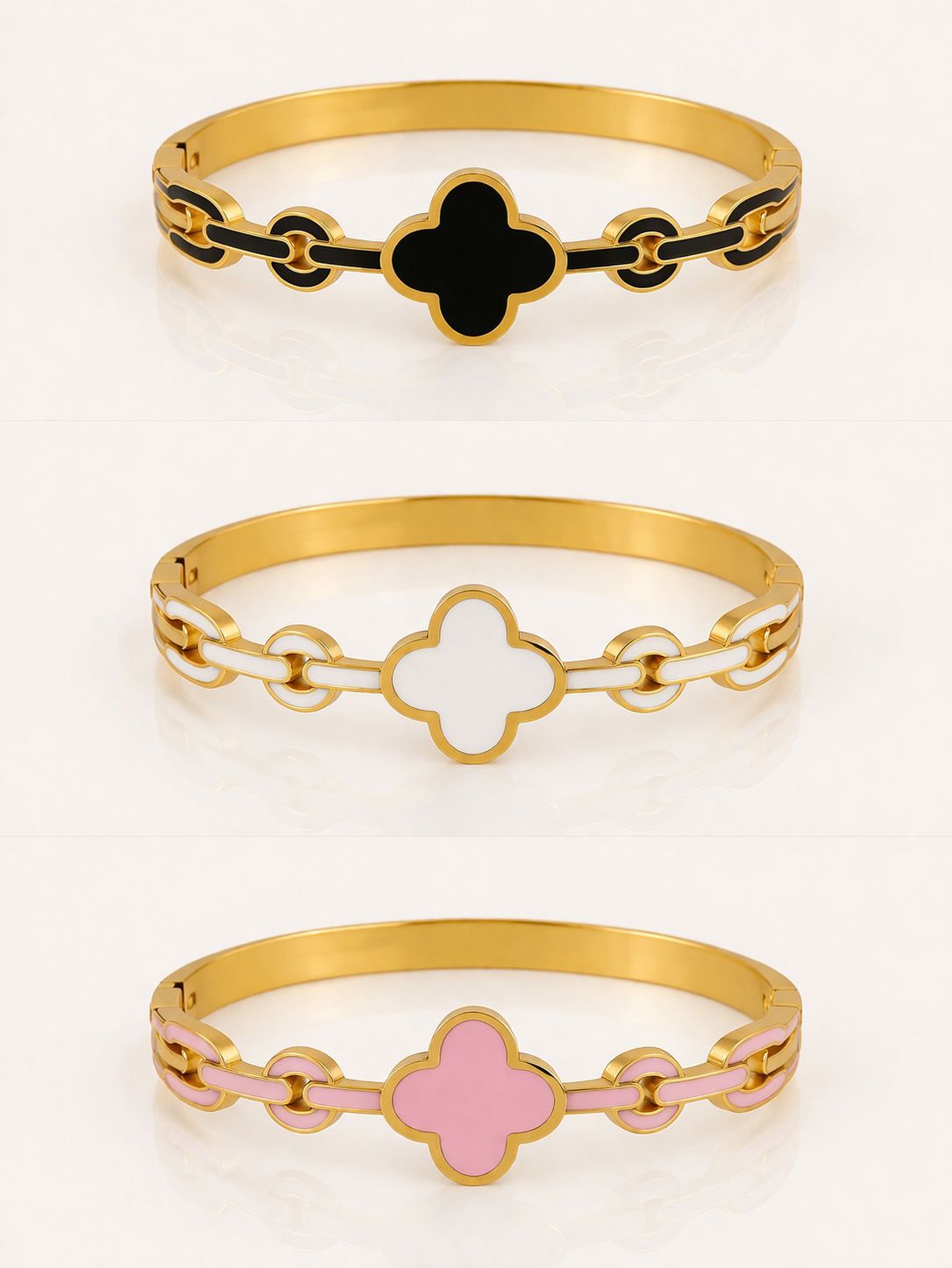 Clover Link Bangle