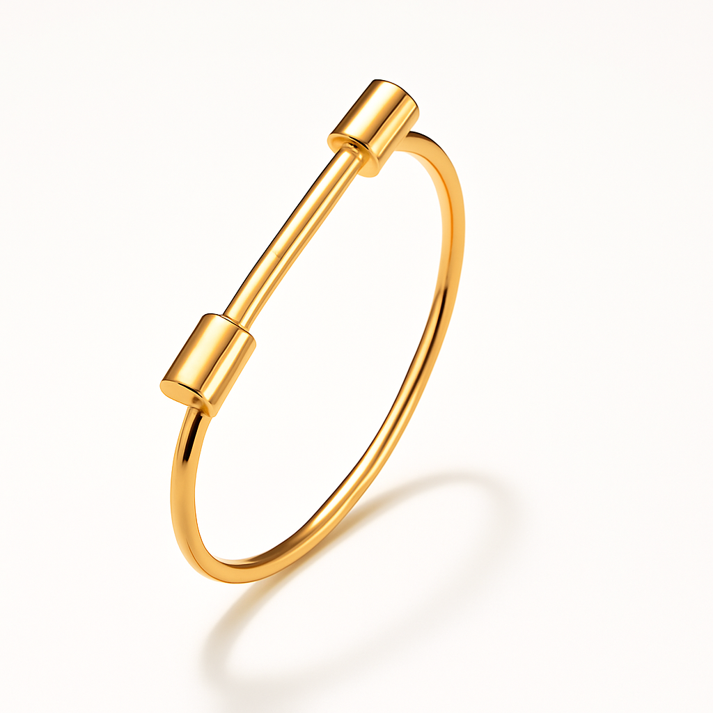 Axis Bar Gold Bracelet