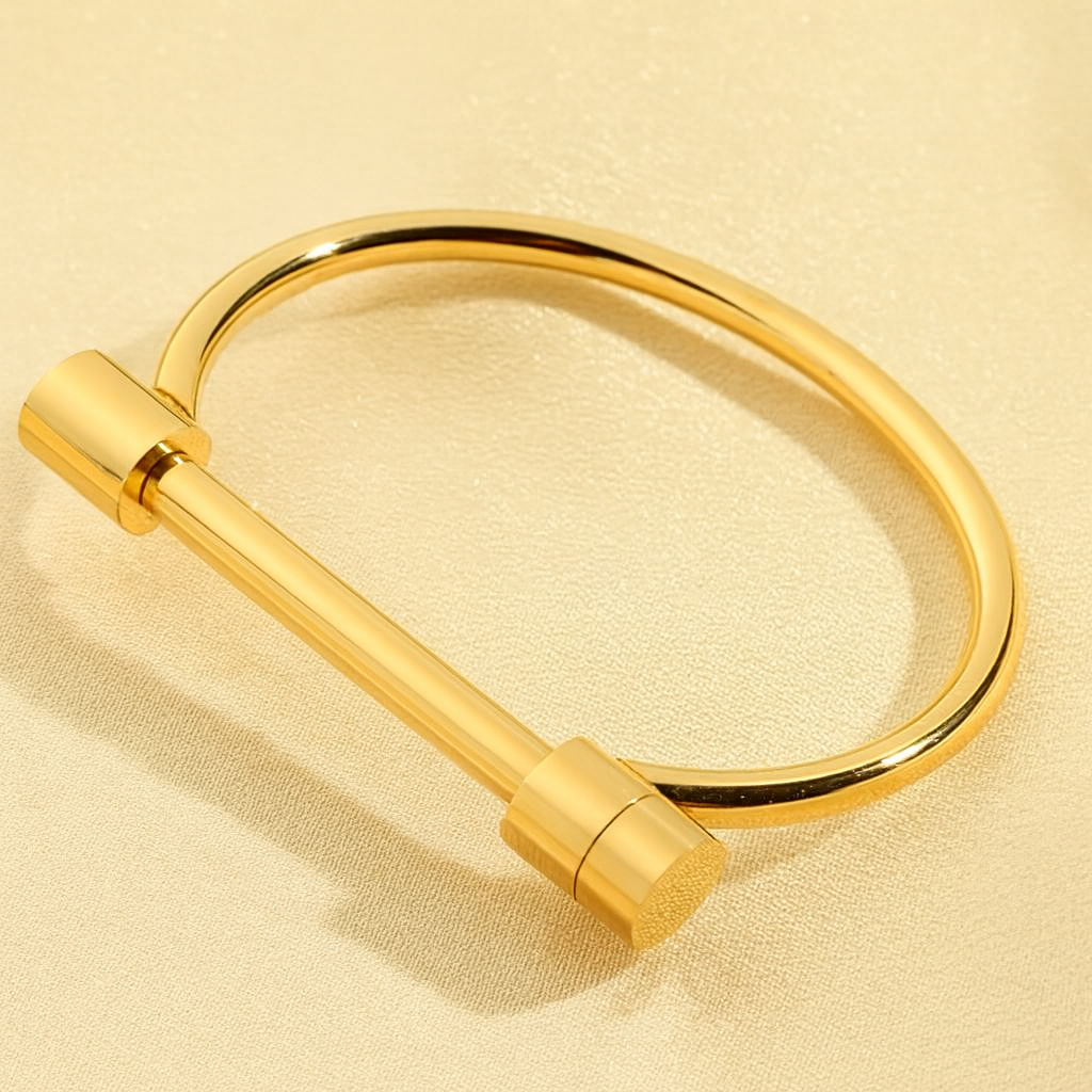Axis Bar Gold Bracelet