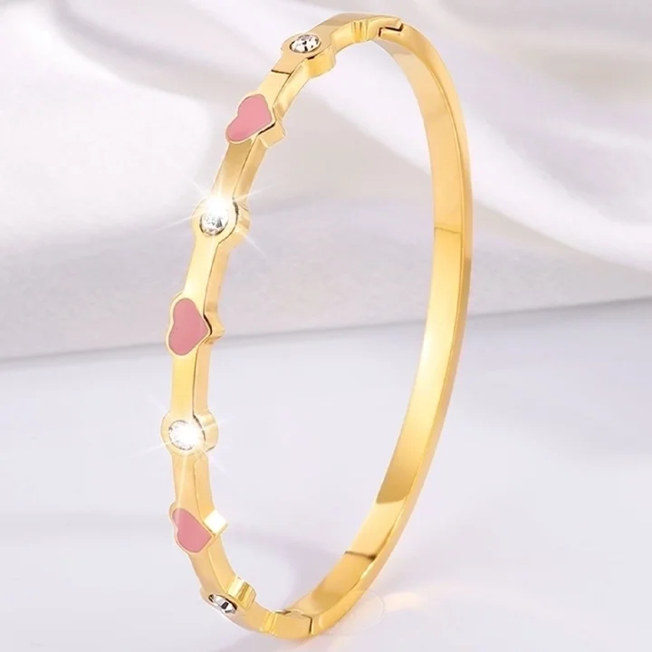 Honey Heart Bangle