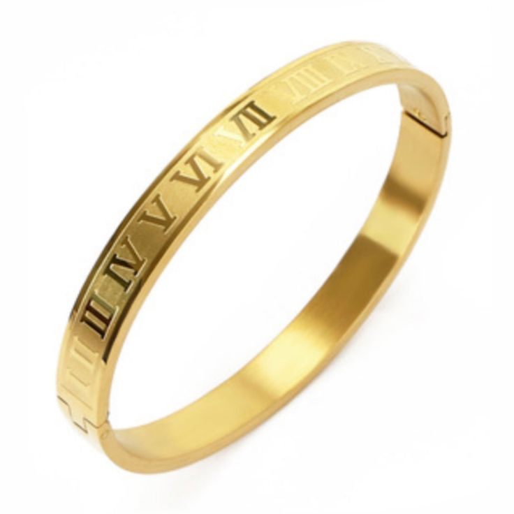 Roman Numeral Bangle