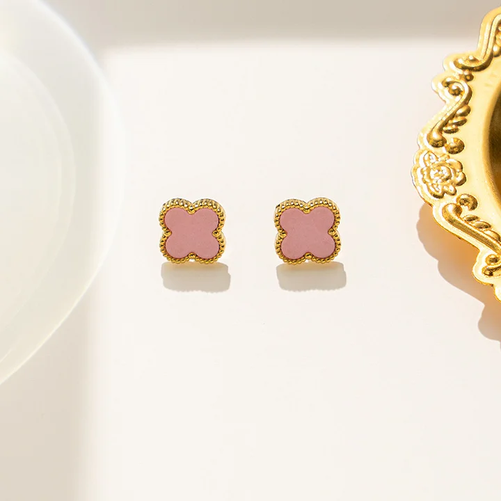 Blush Clover Studs